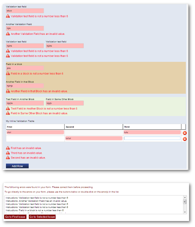 Inline Validation: Desktop, Per Field Block
